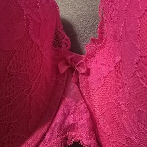 Torrid Vibrant Pink Lace Bra